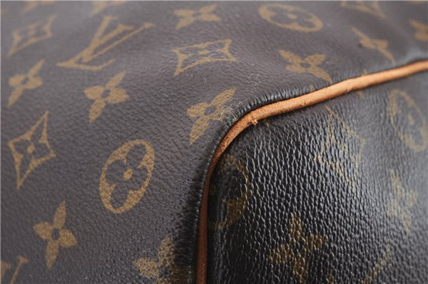 Auth Louis Vuitton Monogram Keepall Bandouliere 60 Boston Bag M41412 LV 0696D