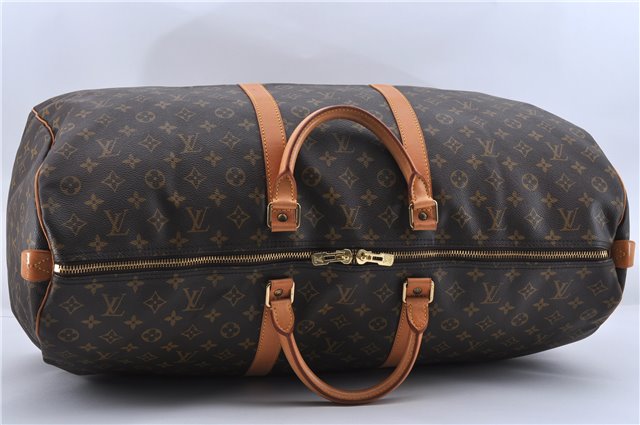 Authentic Louis Vuitton Monogram Keepall 60 Boston Bag M41422 LV 0697D