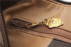 Authentic GUCCI Web Sherry Line Shoulder Cross Bag GG PVC Leather Brown 0697F