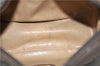 Authentic GUCCI Web Sherry Line Shoulder Cross Bag GG PVC Leather Brown 0697F