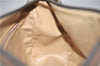 Authentic GUCCI Web Sherry Line Shoulder Cross Bag GG PVC Leather Brown 0697F