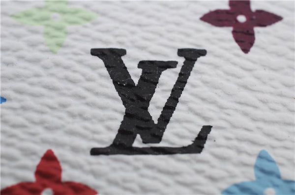 Louis Vuitton Monogram Multicolor Agenda PM Day Planner Cover R20896 White 0698D