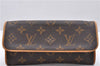 Authentic Louis Vuitton Monogram Pochette Twin PM Shoulder Bag M51854 LV 0700D