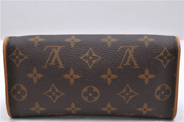 Authentic Louis Vuitton Monogram Pochette Twin PM Shoulder Bag M51854 LV 0700D