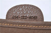 Authentic GUCCI Vintage Clutch Hand Bag Purse GG PVC Leather Brown 0700F