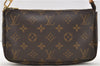 Authentic Louis Vuitton Monogram Pochette Accessoires Pouch M51980 LV 0703D