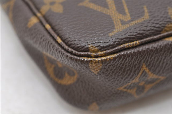 Authentic Louis Vuitton Monogram Pochette Accessoires Pouch M51980 LV 0703D