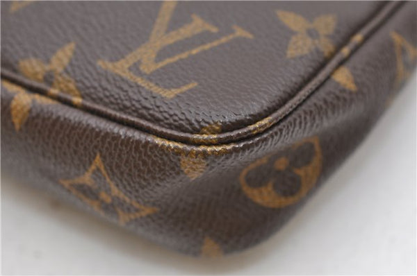 Authentic Louis Vuitton Monogram Pochette Accessoires Pouch M51980 LV 0703D