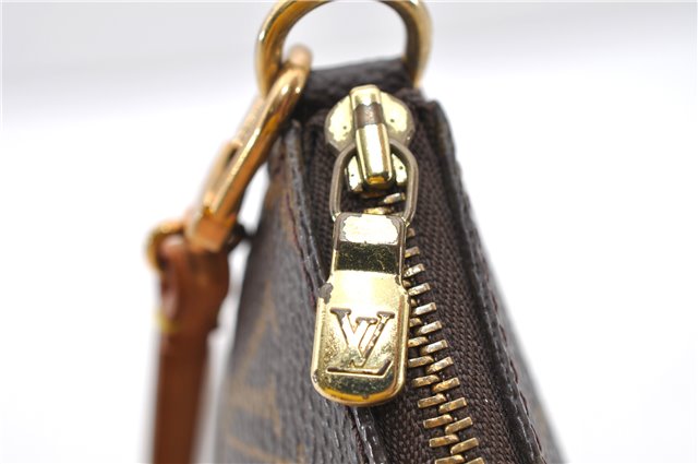 Authentic Louis Vuitton Monogram Pochette Accessoires Pouch M51980 LV 0703D