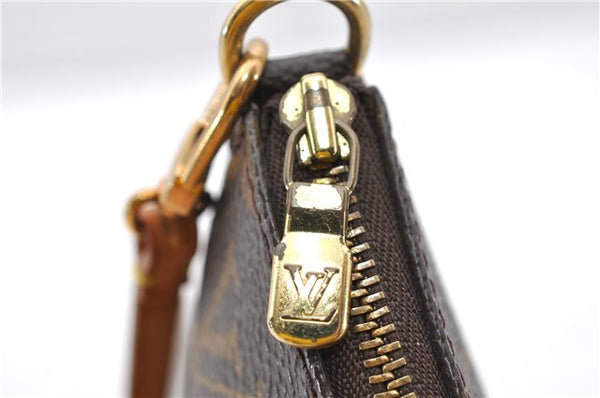 Authentic Louis Vuitton Monogram Pochette Accessoires Pouch M51980 LV 0703D