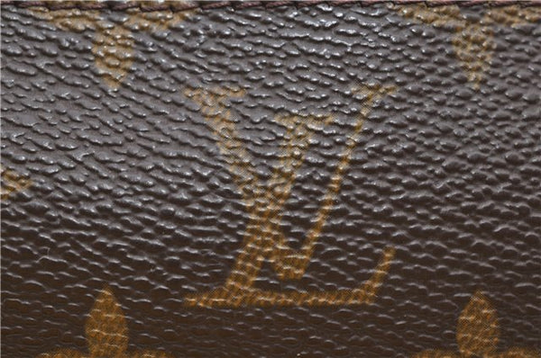 Authentic Louis Vuitton Monogram Pochette Accessoires Pouch M51980 LV 0703D
