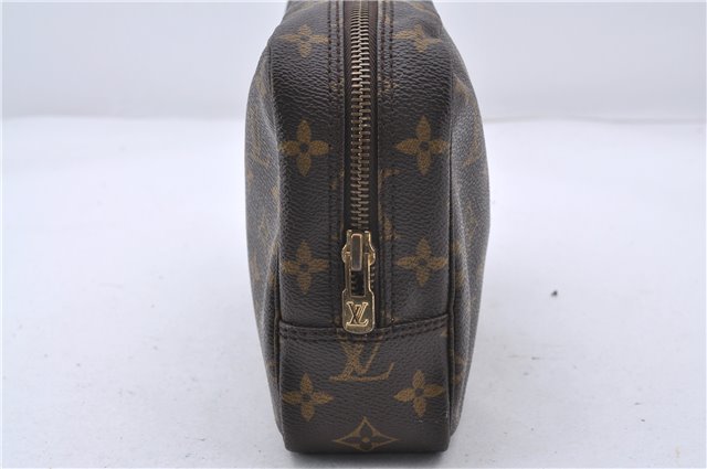 Auth Louis Vuitton Monogram Trousse Toilette 23 Clutch Hand Bag M47524 LV 0706D