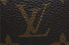 Auth Louis Vuitton Monogram Trousse Toilette 23 Clutch Hand Bag M47524 LV 0706D