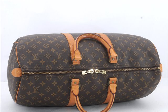 Authentic Louis Vuitton Monogram Keepall 50 Boston Bag M41426 LV 0707D