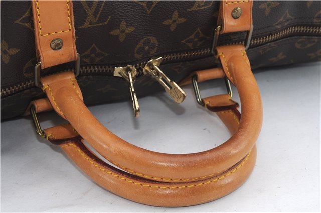 Authentic Louis Vuitton Monogram Keepall 50 Boston Bag M41426 LV 0707D