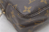 Auth Louis Vuitton Monogram Trousse Toilette 23 Clutch Hand Bag M47524 LV 0709D