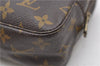 Auth Louis Vuitton Monogram Trousse Toilette 23 Clutch Hand Bag M47524 LV 0709D