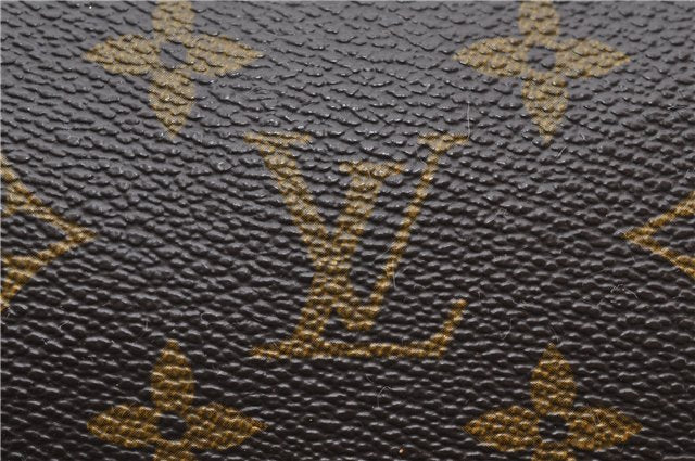 Auth Louis Vuitton Monogram Trousse Toilette 23 Clutch Hand Bag M47524 LV 0709D