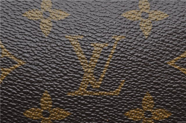 Auth Louis Vuitton Monogram Trousse Toilette 23 Clutch Hand Bag M47524 LV 0709D