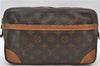 Authentic Louis Vuitton Monogram Compiegne 28 Clutch Hand Bag M51845 LV 0710D