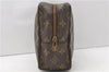 Auth Louis Vuitton Monogram Trousse Toilette 28 Clutch Hand Bag M47522 LV 0711D