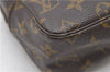 Auth Louis Vuitton Monogram Trousse Toilette 28 Clutch Hand Bag M47522 LV 0711D