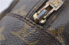 Auth Louis Vuitton Monogram Trousse Toilette 28 Clutch Hand Bag M47522 LV 0711D