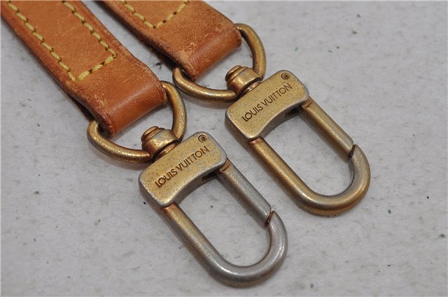 Authentic Louis Vuitton Leather Shoulder Strap Beige 48.8