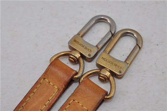 Authentic Louis Vuitton Leather Shoulder Strap Beige 48.8