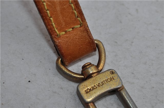 Authentic Louis Vuitton Leather Shoulder Strap Beige 48.8