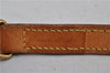 Authentic Louis Vuitton Leather Shoulder Strap Beige 48.8" LV 0712D