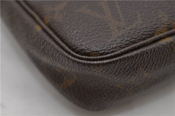 Authentic Louis Vuitton Monogram Pochette Accessoires Pouch M51980 LV 0713D