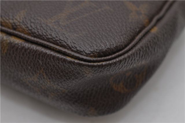 Authentic Louis Vuitton Monogram Pochette Accessoires Pouch M51980 LV 0713D