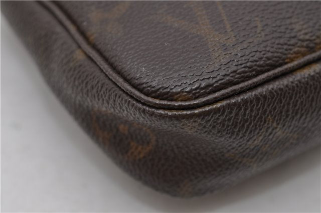 Authentic Louis Vuitton Monogram Pochette Accessoires Pouch M51980 LV 0713D