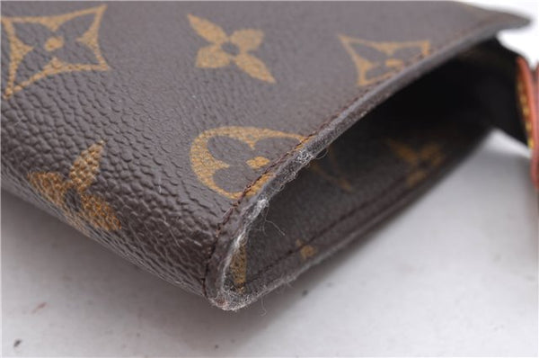 Authentic Louis Vuitton Monogram Pouch For Bucket PM LV 0714D