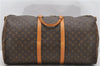 Auth Louis Vuitton Monogram Keepall Bandouliere 60 Boston Bag M41412 LV 0715D