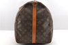 Auth Louis Vuitton Monogram Keepall Bandouliere 60 Boston Bag M41412 LV 0715D