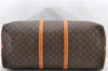 Auth Louis Vuitton Monogram Keepall Bandouliere 60 Boston Bag M41412 LV 0715D