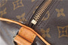 Auth Louis Vuitton Monogram Keepall Bandouliere 60 Boston Bag M41412 LV 0715D