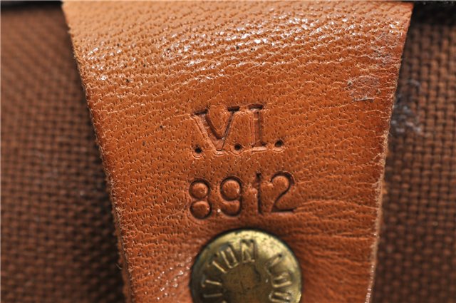 Auth Louis Vuitton Monogram Keepall Bandouliere 60 Boston Bag M41412 LV 0715D