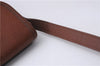 Authentic Burberrys Vintage Shoulder Cross Body Bag Purse Leather Brown 0715F