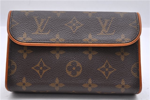 Auth Louis Vuitton Monogram Pochette Florentine Pouch Waist Bag M51855 LV 0717D