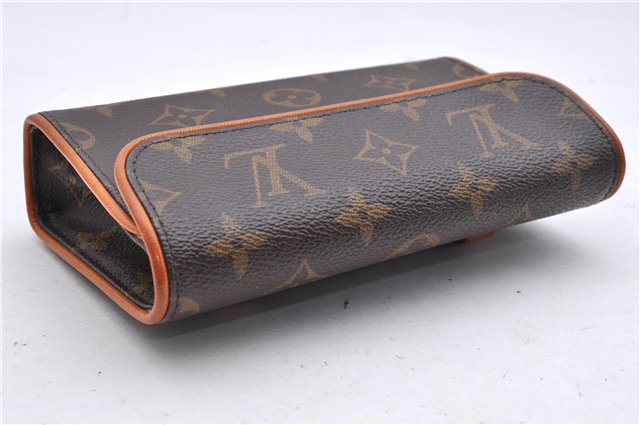 Auth Louis Vuitton Monogram Pochette Florentine Pouch Waist Bag M51855 LV 0717D