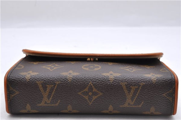 Auth Louis Vuitton Monogram Pochette Florentine Pouch Waist Bag M51855 LV 0717D