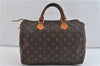 Authentic Louis Vuitton Monogram Speedy 30 Hand Bag Purse M41526 LV 0718D