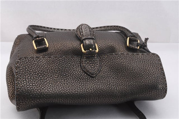 Authentic FENDI Selleria Vintage Shoulder Tote Bag Leather Brown 0721F