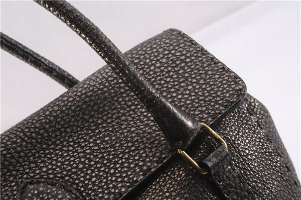 Authentic FENDI Selleria Vintage Shoulder Tote Bag Leather Brown 0721F