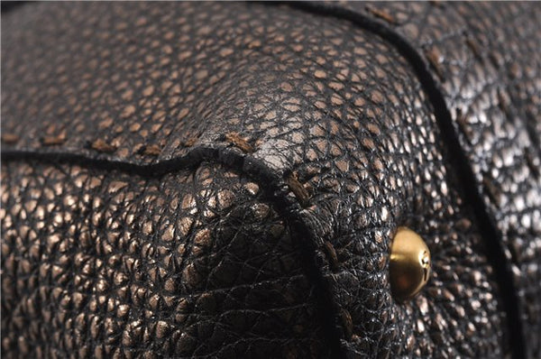 Authentic FENDI Selleria Vintage Shoulder Tote Bag Leather Brown 0721F