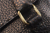 Authentic FENDI Selleria Vintage Shoulder Tote Bag Leather Brown 0721F