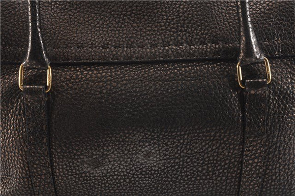 Authentic FENDI Selleria Vintage Shoulder Tote Bag Leather Brown 0721F
